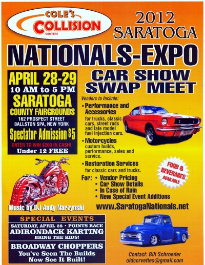 Saratoga Nationals - Car Show & Swap Meet